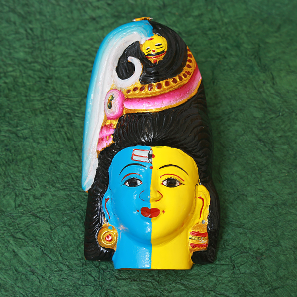 Ardanareshwara Face with Decoration / without Decoration
