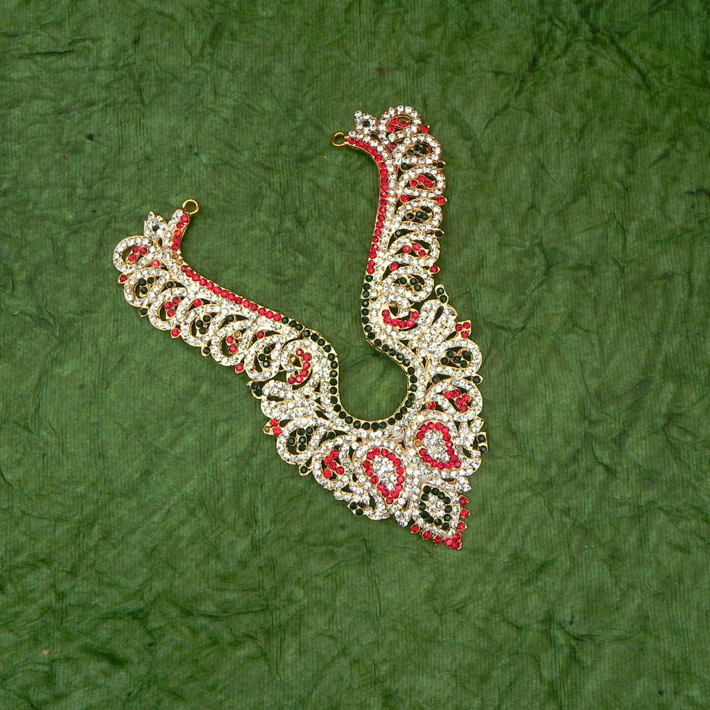 Stone Kavai Haara Height - 7 inch
